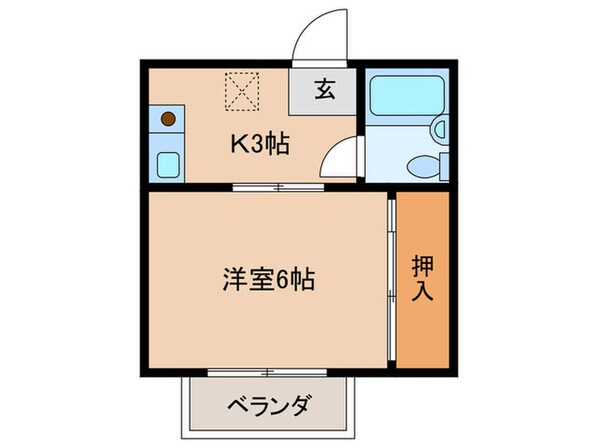 ファミール春日原の物件間取画像